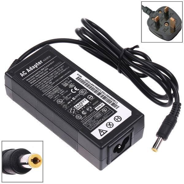 EUプラグ ACアダプター 19V 4.74A 90W Lenovoノートパソコン用 出力先端: 5.5 x 2.5mm EUプラグ、AUプラグ、USプラグ、UKプラグ