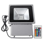 RGB LEDライト リモコン付き、AC 85-265V、80W RGB