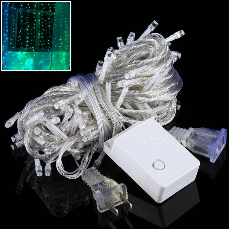 クリスマスパーティー用 100 LEDs エンドジョイント＆8表示モードコントローラー付き、AC 110V、米国プラグ、100 LEDs AC 110V（青色光）、100 LEDs AC 110V（緑色光）、100 LEDs AC 110V（カラフルライト）、100 LEDs AC 110V（白色光）、100 LEDs AC 110V（赤色光）