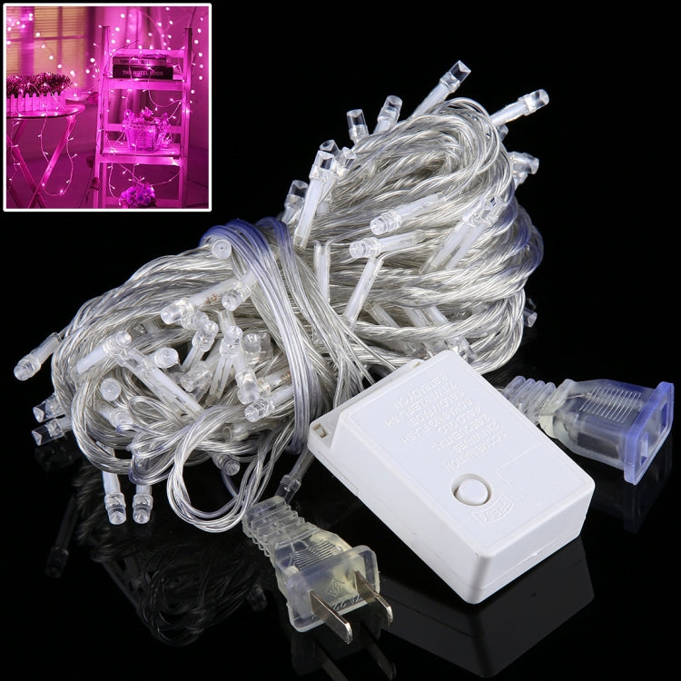 クリスマスパーティー用 100 LEDs エンドジョイント＆8表示モードコントローラー付き、AC 110V、米国プラグ、100 LEDs AC 110V（青色光）、100 LEDs AC 110V（緑色光）、100 LEDs AC 110V（カラフルライト）、100 LEDs AC 110V（白色光）、100 LEDs AC 110V（赤色光）