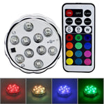 10 LED リモコン付き