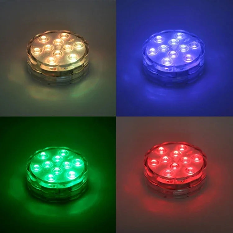 10 LED リモコン付き
