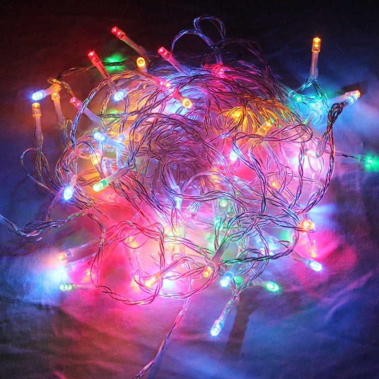 クリスマスパーティー用、80 LED、RGBライト、電池式
