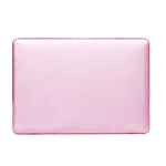 MacBook Air 13.3インチ A1466 2012-2017 / A1369 2010-2012 用ラップトップクリスタルハード保護ケース、ピンク