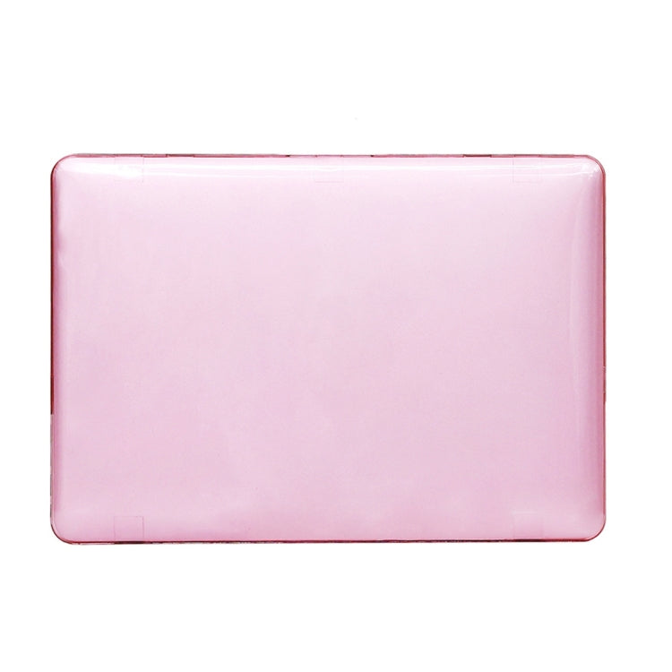 MacBook Air 13.3インチ A1466 2012-2017 / A1369 2010-2012 用ラップトップクリスタルハード保護ケース、ピンク