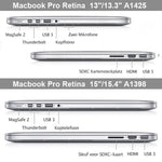 Macbook Pro Retina 15.4インチ用ハードクリスタル保護ケース