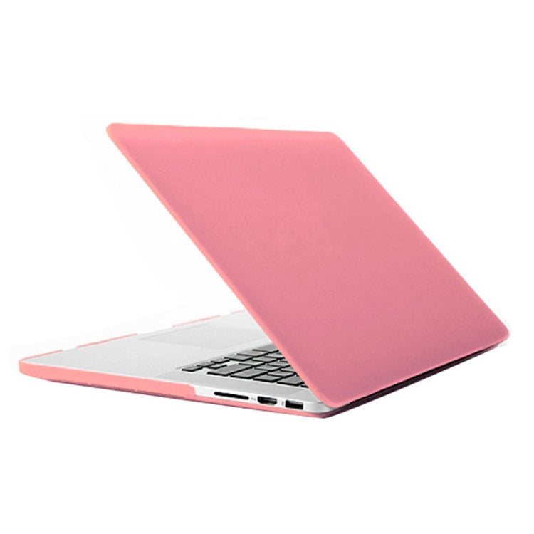 Macbook Pro Retina 13.3インチ用ノートパソコンフロストハードプラスチック保護ケース（メタリックピンク）、Macbook Pro Retina 13.3インチ用、多色