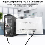 DisplayPortオスからDVI 24+5メスアダプター、ケーブル長：12cm、DPオスからDVI 24+5メス