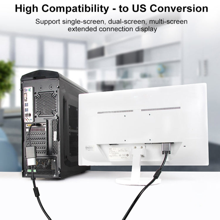 DisplayPortオスからDVI 24+5メスアダプター、ケーブル長：12cm、DPオスからDVI 24+5メス