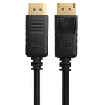 DisplayPortオスからHDMIオスケーブル、ケーブル長：1.8m、DPからHDMIオス ブラック