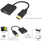 DisplayPortオスからHDMIメスビデオケーブルアダプター、長さ：15cm、DPオスからHDMIメス（金メッキ）