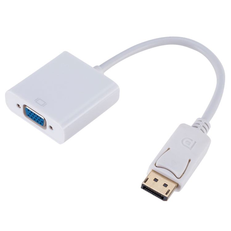 DisplayPort オス to VGA メス コンバーター、長さ: 20cm、DP オス to VGA メス 20cm ホワイト、DP オス to VGA メス ブラック