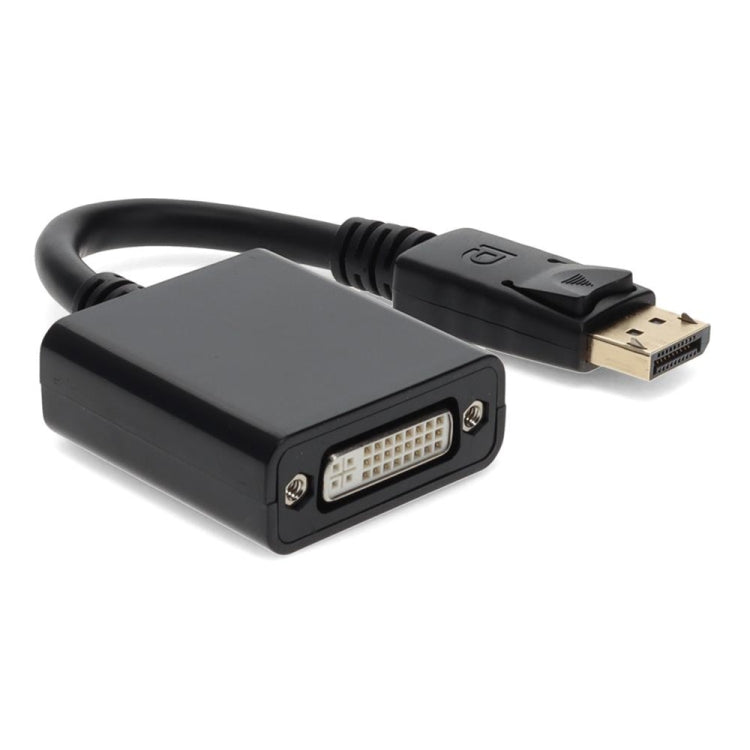 DisplayPort オス to DVI 24+1 メス アダプターケーブル、長さ: 20cm、DP オス to DVI 24+1 メス