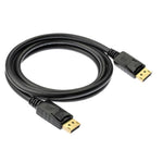 DisplayPort オス to DisplayPort オス ケーブル、長さ: 1.8m、DP to DP オス（金メッキ）