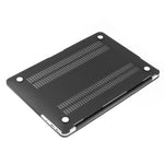 ENKAY Macbook Air 11.6インチ (USバージョン) / A1370 / A1465 Hat-Prince 3-in-1 フロストハードシェルプラスチック保護ケース キーボードガード＆ポートダストプラグ付き