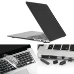 ENKAY Macbook Air 11.6インチ (USバージョン) / A1370 / A1465 Hat-Prince 3-in-1 フロストハードシェルプラスチック保護ケース キーボードガード＆ポートダストプラグ付き
