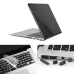 ENKAY Macbook Air 13.3インチ (USバージョン) / A1369 / A1466用 Hat-Prince 3-in-1 クリスタルハードシェルプラスチック保護ケース、キーボードガード＆ポートダストプラグ付き