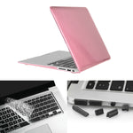 ENKAY Macbook Air 13.3インチ (USバージョン) / A1369 / A1466用 Hat-Prince 3-in-1 クリスタルハードシェルプラスチック保護ケース、キーボードガード＆ポートダストプラグ付き