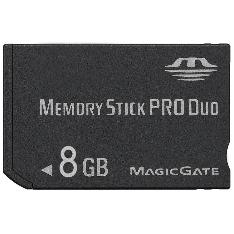 8GB メモリースティックプロデュオカード (100% 実容量)、8GB