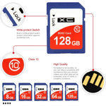 64GB 高速クラス10 SDHC カメラメモリーカード (100% 実容量)、64GB