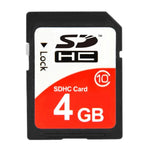 4GB 高速クラス10 SDHC カメラメモリーカード (100% 実容量)、4GB