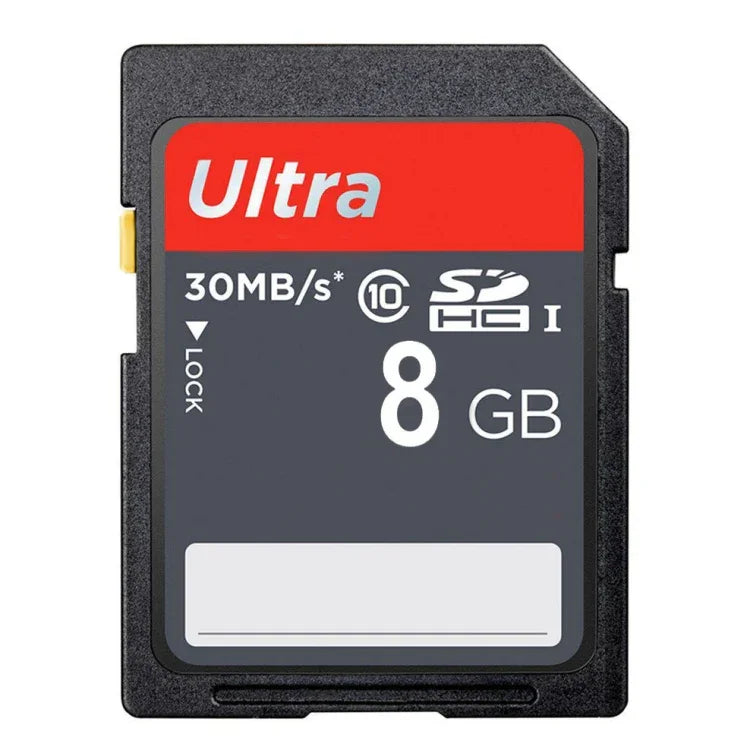 8GB 超高速クラス10 SDHC カメラメモリーカード (100% 実容量)、8GB