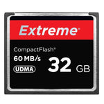 32GB エクストリームコンパクトフラッシュカード、400X 読み取り速度、最大60 MB/S (100% 実容量)、32GB