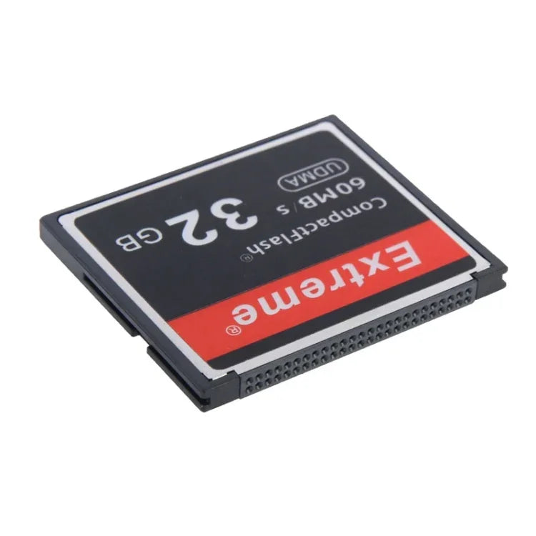 32GB エクストリームコンパクトフラッシュカード、400X 読み取り速度、最大60 MB/S (100% 実容量)、32GB