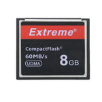 8GB エクストリームコンパクトフラッシュカード、400X 読み取り速度、最大60 MB/S (100% 実容量)、8GB