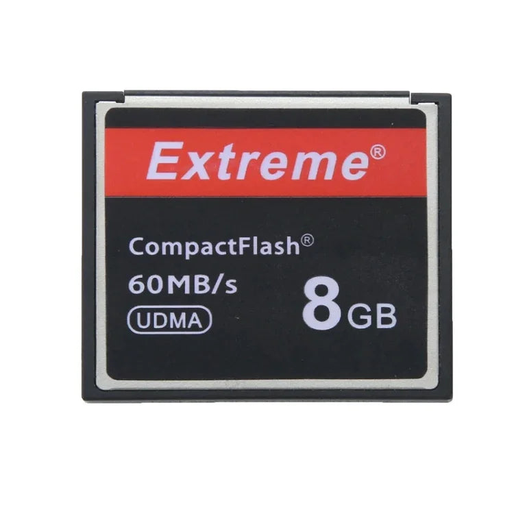 8GB エクストリームコンパクトフラッシュカード、400X 読み取り速度、最大60 MB/S (100% 実容量)、8GB