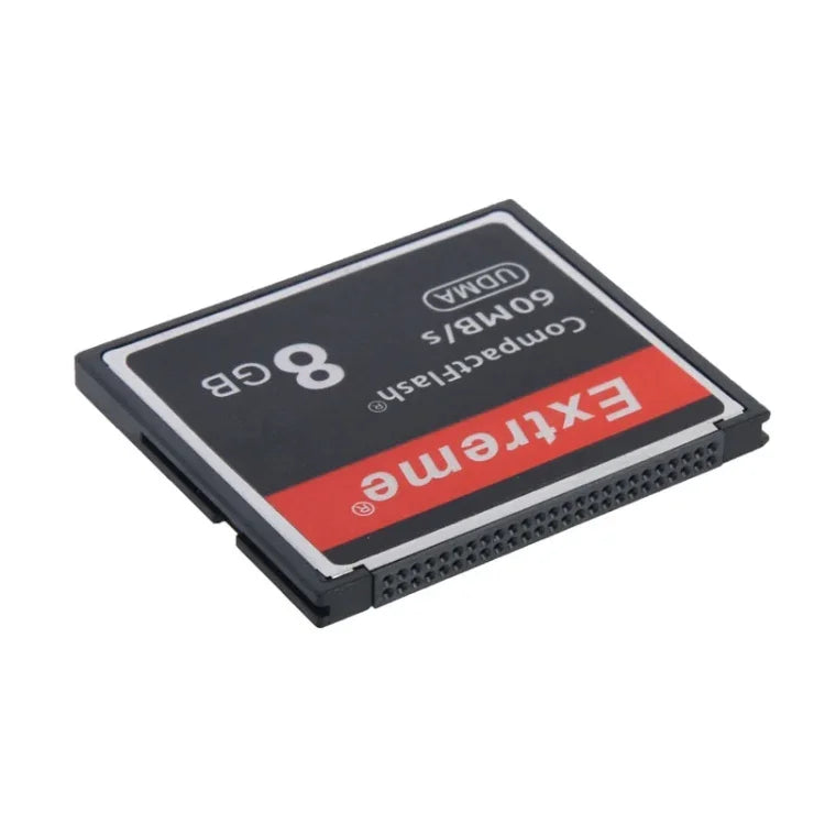 8GB エクストリームコンパクトフラッシュカード、400X 読み取り速度、最大60 MB/S (100% 実容量)、8GB
