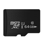 台湾製64GB高速クラス10マイクロSD(TF)メモリーカード、書き込み速度: 8mb/s、読み取り速度: 12mb/s（100%実容量）、64GB裸カード