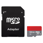 64GB 高速 クラス10 TF/マイクロSDHC UHS-1(U1) メモリーカード、書き込み: 15mb/s、読み取り: 30mb/s（100%実容量）、64GB