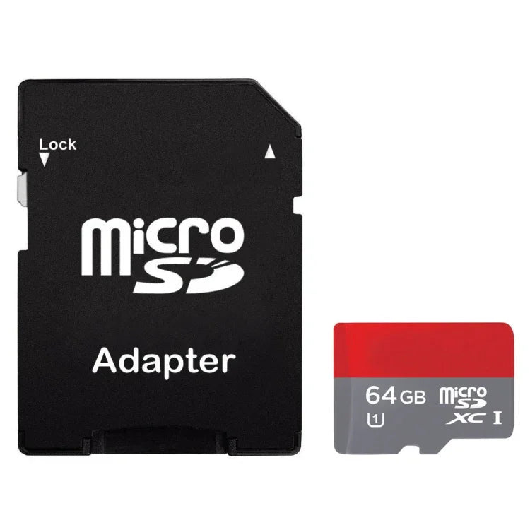 64GB 高速 クラス10 TF/マイクロSDHC UHS-1(U1) メモリーカード、書き込み: 15mb/s、読み取り: 30mb/s（100%実容量）、64GB