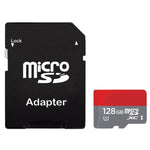 128GB高速クラス10 TF/Micro SDHC UHS-1(U1)メモリーカード、書き込み速度: 15mb/s、読み取り速度: 30mb/s（100%実容量）