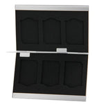 2個セット 3枚収納可能メモリーカード保護ケースボックス SDカード用、サイズ: 93mm (L) x 62mm (W) x 10mm (H)