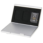 2個セット 3枚収納可能メモリーカード保護ケースボックス SDカード用、サイズ: 93mm (L) x 62mm (W) x 10mm (H)