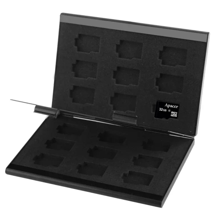 2個セット 9枚収納可能メモリーカード保護ケースボックス TFカード用、サイズ: 93mm (L) x 62mm (W) x 10mm