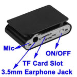 TF / Micro SD Card Slot MP3 Player with LCD Screen, Metal Clip, with LCD Screen