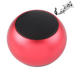 ミニメタルワイヤレスBluetoothスピーカー ハンズフリー、LEDインジケーター付き