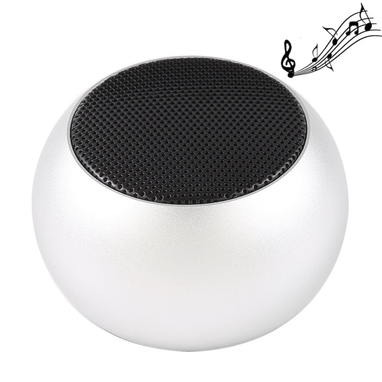 ミニメタルワイヤレスBluetoothスピーカー ハンズフリー、LEDインジケーター付き