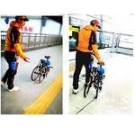 OQSPORT 折りたたみ自転車補助輪ブースター