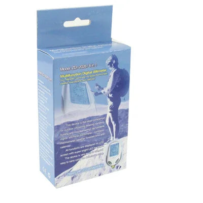 6 in 1 (Altimeter, Barometer, Compass, Thermoeter, Time & Calendar) Multifunction Digital Compass, 6 in 1