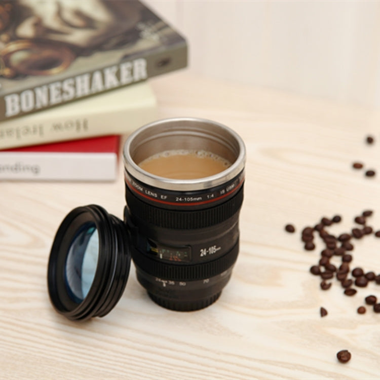 400MLカメラレンズカップマグCaniam EF 24-105mm F4フィルターカップコーヒー牛乳水用ギフト、400ML、カメラレンズカップ