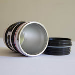 400MLカメラレンズカップマグCaniam EF 24-105mm F4フィルターカップコーヒー牛乳水用ギフト、400ML、カメラレンズカップ