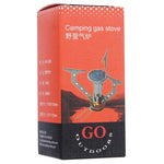 WH-S001 Outdoor Portable Ultra Mini Stainless Steel Gas Stove Camping Gas Stove, WH-S001