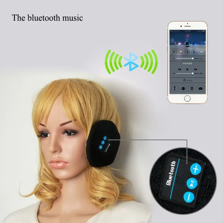 My-Call Bluetooth V3.0 ヘッドセット 暖かい冬用イヤーマフ iPhone 6 & 6s / iPhone 5 & 5S / iPhone 4 & 4S およびその他のBluetoothデバイス対応
