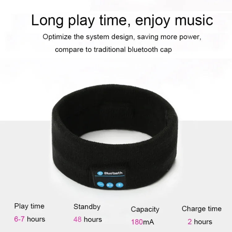 My-Call Bluetooth V5.0 ハンズフリースポーツヘッドバンド音楽用ヘッドウェア、iPhone 6 & 6s／iPhone 5 & 5S／iPhone 4 & 4Sおよびその他Bluetoothデバイス対応、ブラック、ダークグレー、グレー