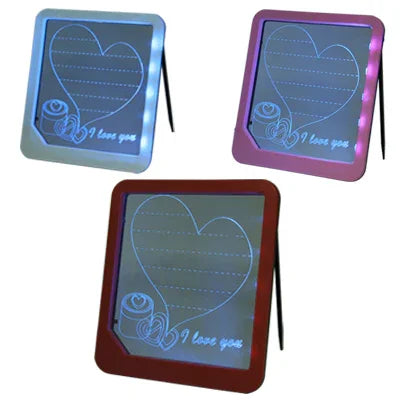ライティングサインディスプレイライトLEDメッセージボード、サイズ：225x200x22 mm、LEDメッセージボード