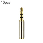3.5mm 4ピン オーディオジャックコネクター から 2.5mm 4ピン アダプター（10個入りパッケージ、価格は10個分）、3.5mm オス から 2.5mm メス